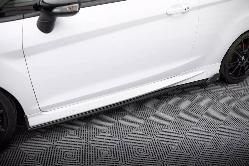 Side Skirts Diffusers V.4 + Flaps Ford Fiesta St / St-line Mk7
