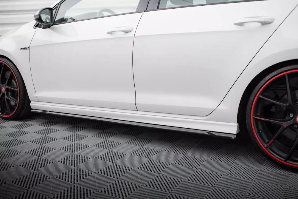 Side Skirts Diffusers V.4 Volkswagen Golf R / R-line Mk7 - Image 3