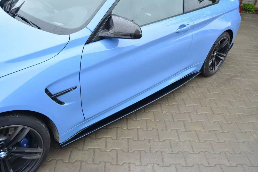 Side Skirts Diffusers V.1 Bmw M4 F82 - Image 2