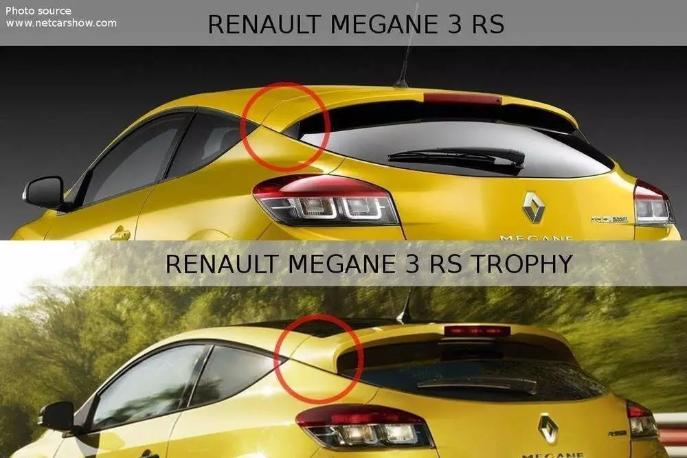 Spoiler Cap Renault Megane Mk3 Rs Trophy / Rs Cup - Image 2