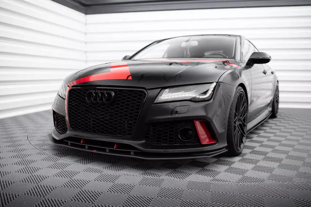 Street Pro Front Splitter Audi A7 Rs7 Look C7