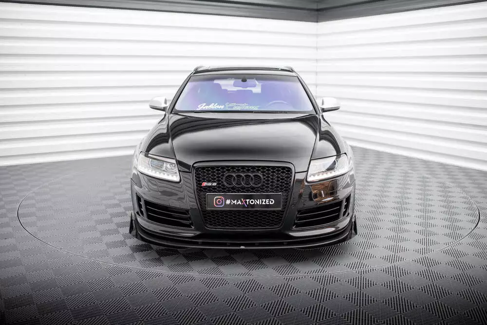 Street Pro Front Splitter + Flaps Audi Rs6 Avant C6