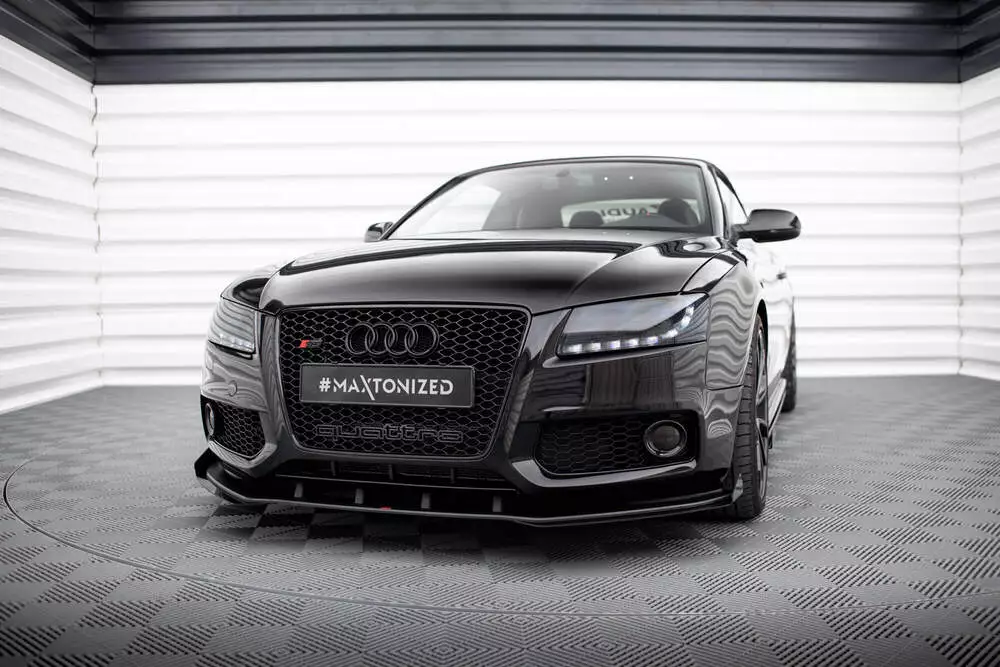 Street Pro Front Splitter + Flaps Audi S5 / A5 S-line 8t