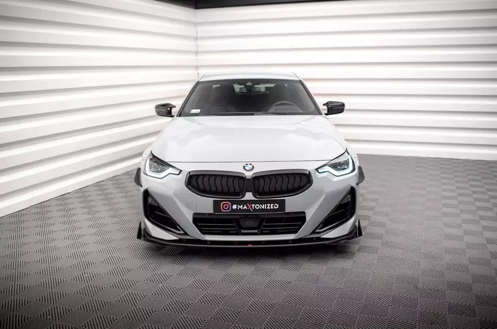 Street Pro Front Splitter + Flaps Bmw 2 Coupe M-pack / M240i G42 - Image 2