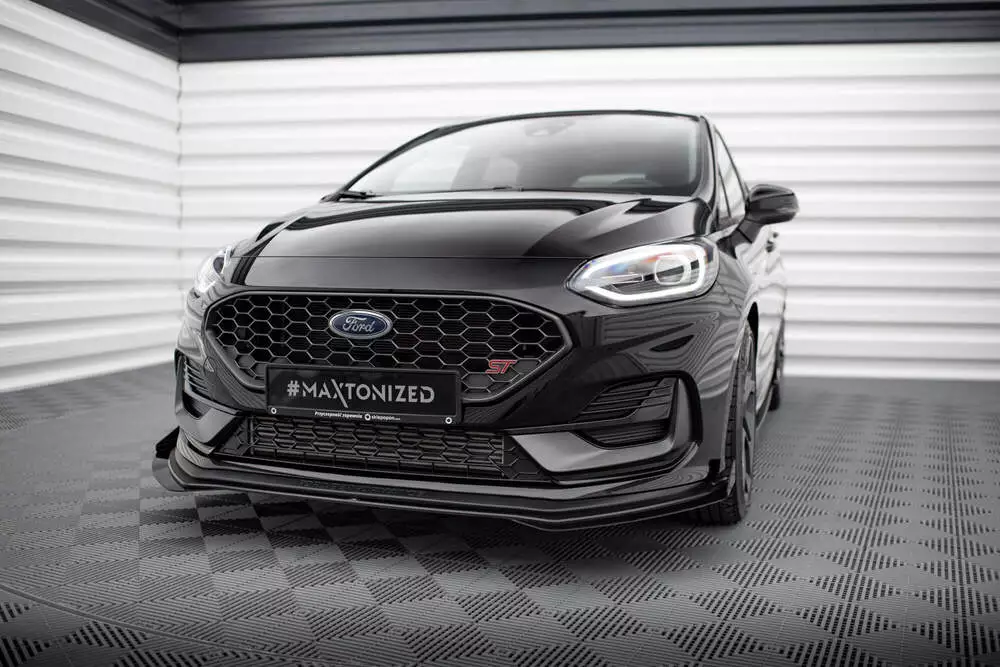 Street Pro Front Splitter + Flaps Ford Fiesta St Mk8 Facelift