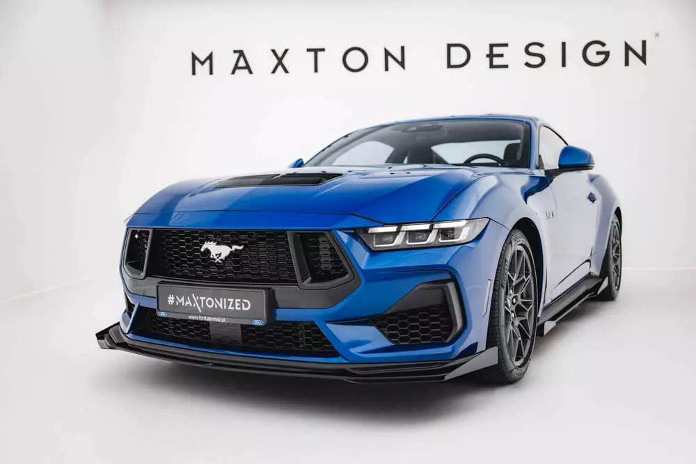 Street Pro Front Splitter + Flaps Ford Mustang Gt Mk7