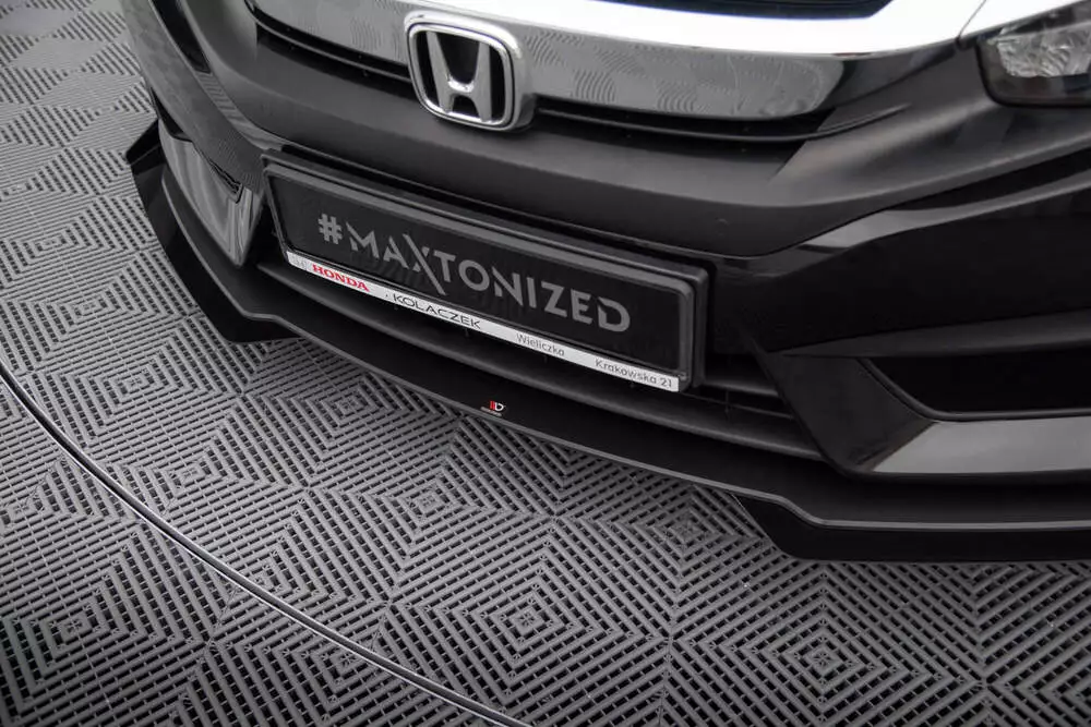 Street Pro Front Splitter + Flaps Honda Civic Sedan Mk10 - Image 3