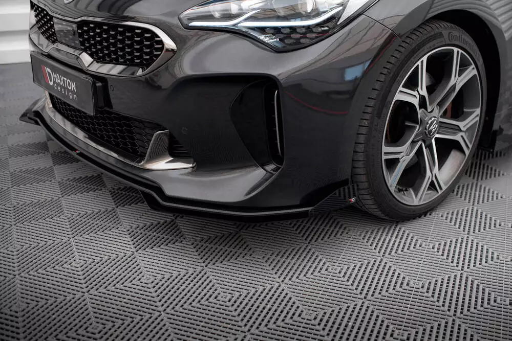 Street Pro Front Splitter + Flaps Kia Stinger Gt / Gt-line / Standard Mk1 - Image 3