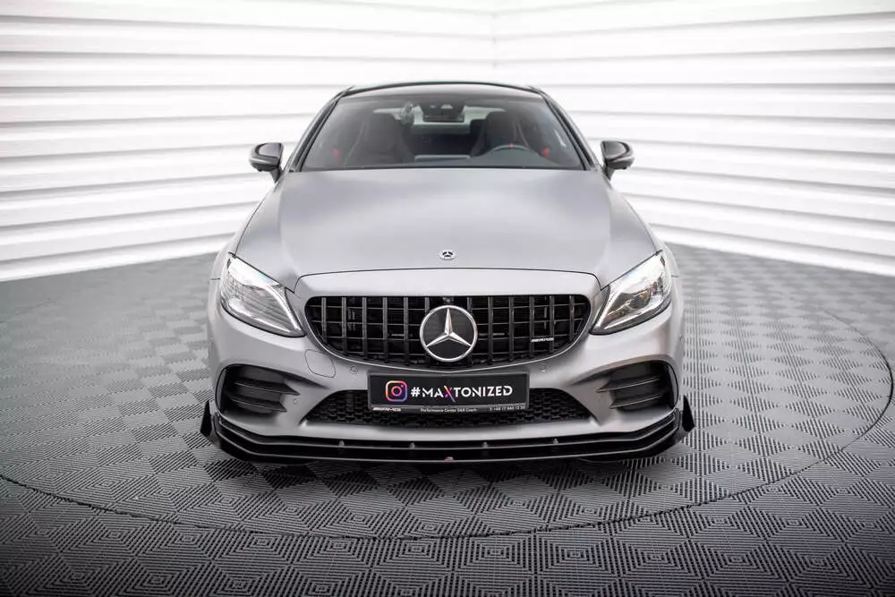 Street Pro Front Splitter + Flaps Mercedes-amg C43 Coupe / Cabrio C205 Facelift / A205 Facelift - Image 2