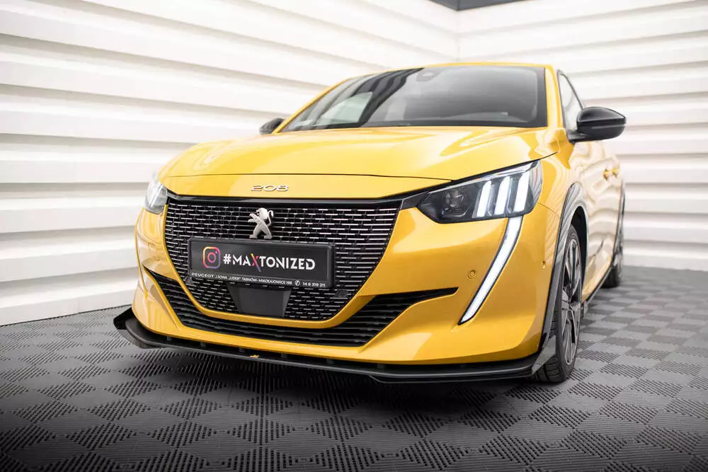 Street Pro Front Splitter + Flaps Peugeot 208 Gt Mk2