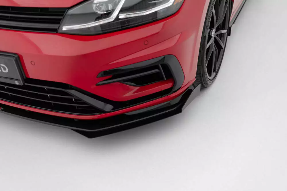 Street Pro Front Splitter + Flaps Volkswagen Golf R / R-line Mk7 Facelift - Image 4