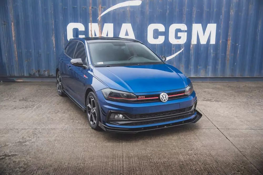 Street Pro Front Splitter + Flaps Volkswagen Polo Gti Mk6 - Image 2
