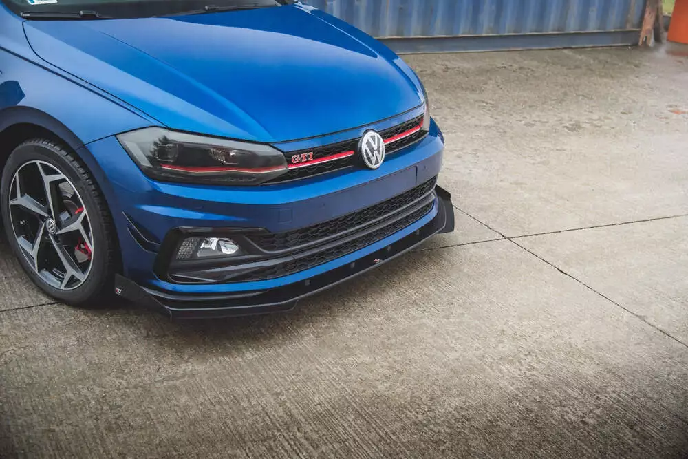 Street Pro Front Splitter + Flaps Volkswagen Polo Gti Mk6 - Image 3