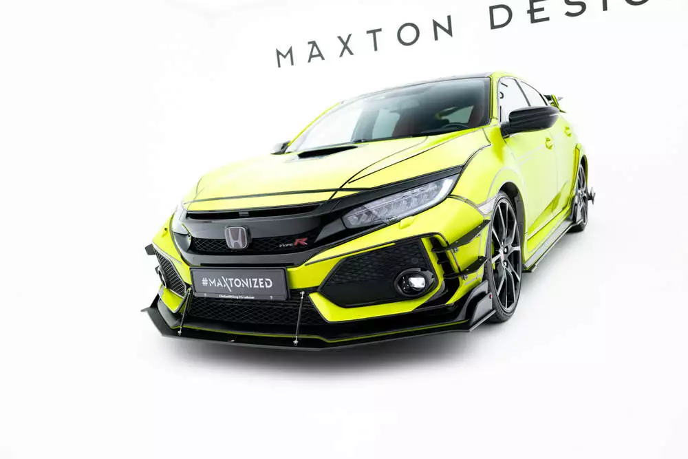 Street Pro Front Splitter Honda Civic Type R Mk10