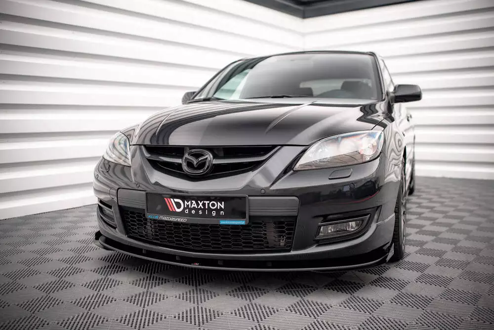 Street Pro Front Splitter V.1 + Flaps Mazda 3 Mps Mk1