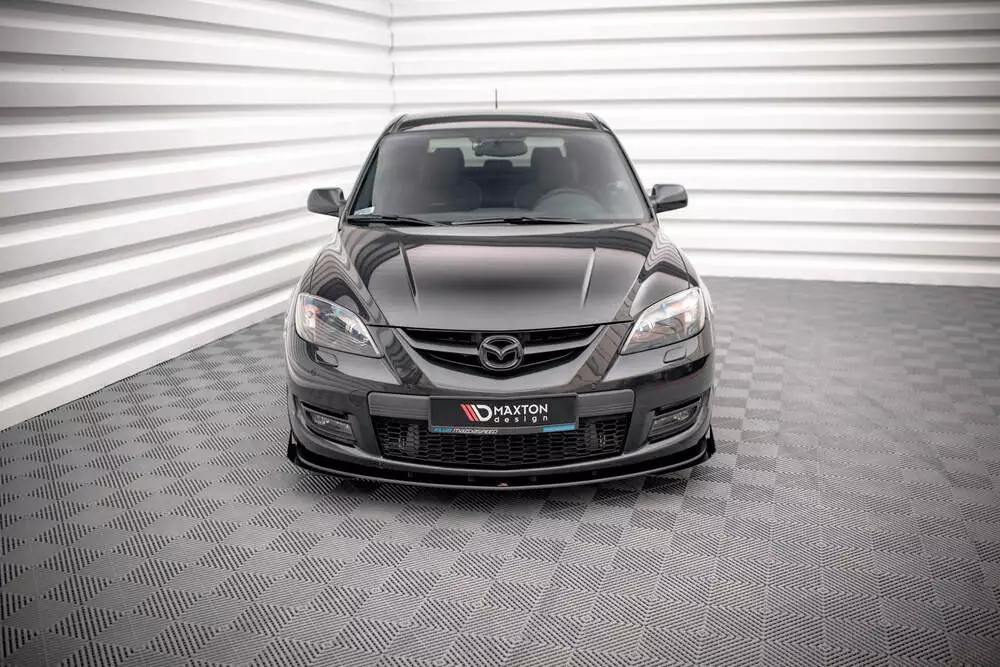 Street Pro Front Splitter V.1 + Flaps Mazda 3 Mps Mk1 - Image 2