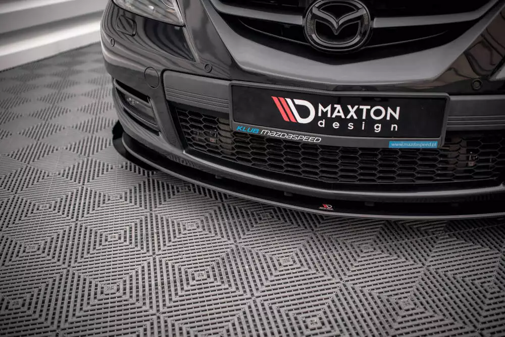Street Pro Front Splitter V.1 + Flaps Mazda 3 Mps Mk1 - Image 3