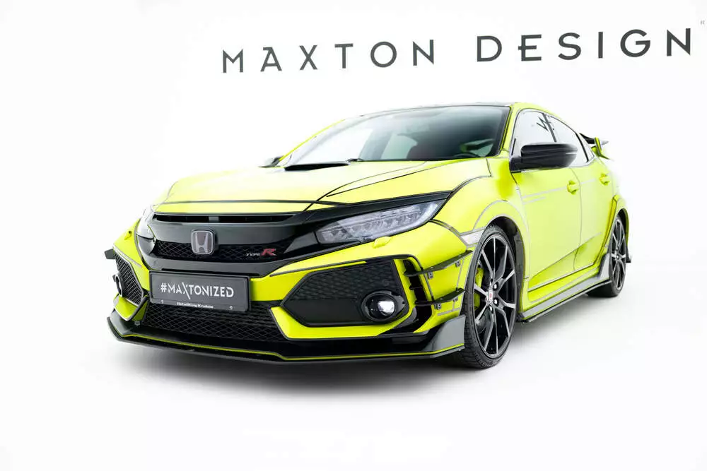 Street Pro Front Splitter V.2 Honda Civic Type R Mk10