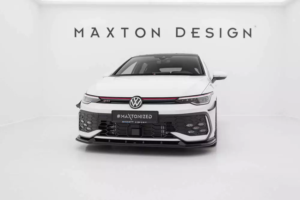 Street Pro Front Splitter V.2 Volkswagen Golf Gti / Gte / R-line Mk8 Facelift