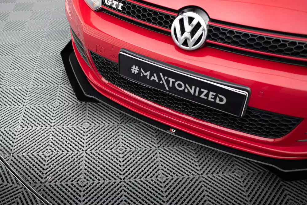 Street Pro Front Splitter V.3 + Flaps Volkswagen Golf Gti Mk6 - Image 3