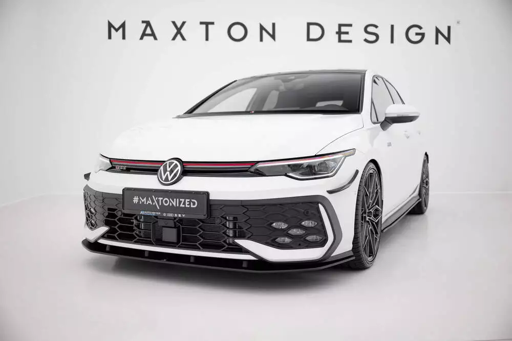 Street Pro Front Splitter Volkswagen Golf Gti / Gte / R-line Mk8 Facelift