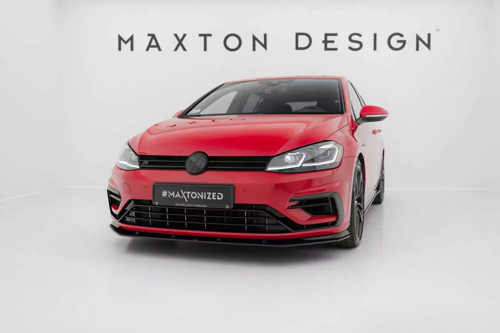 Street Pro Front Splitter Volkswagen Golf R / R-line Mk7 Facelift