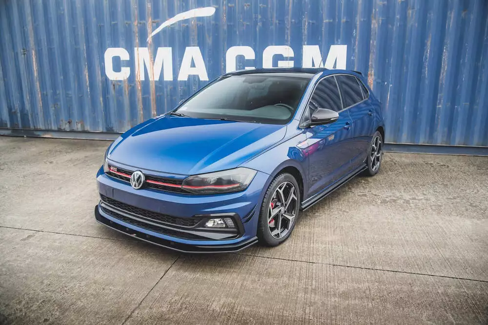 Street Pro Front Splitter Volkswagen Polo Gti Mk6 - Image 2