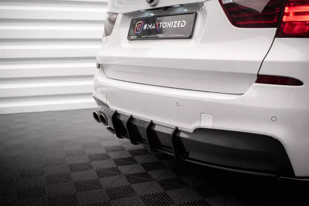 Street Pro Rear Diffuser Bmw X3 M-pack F25 - Image 3