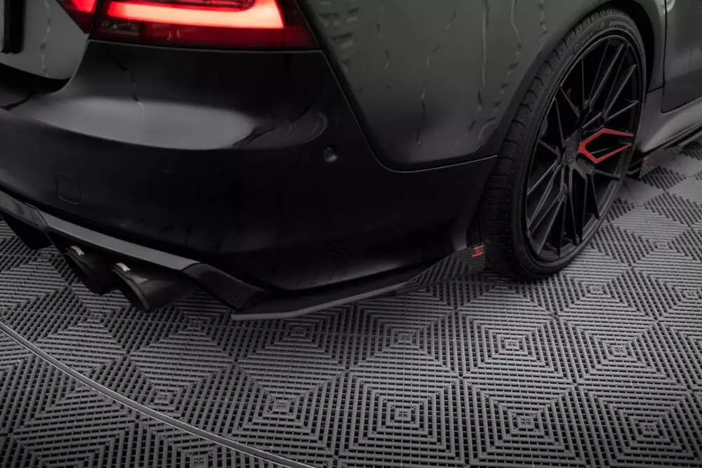 Street Pro Rear Side Splitters + Flaps Audi A7 S-line C7