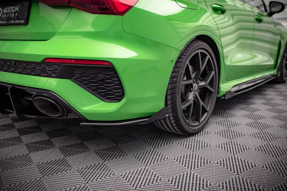 Street Pro Rear Side Splitters + Flaps Audi Rs3 Sedan 8y