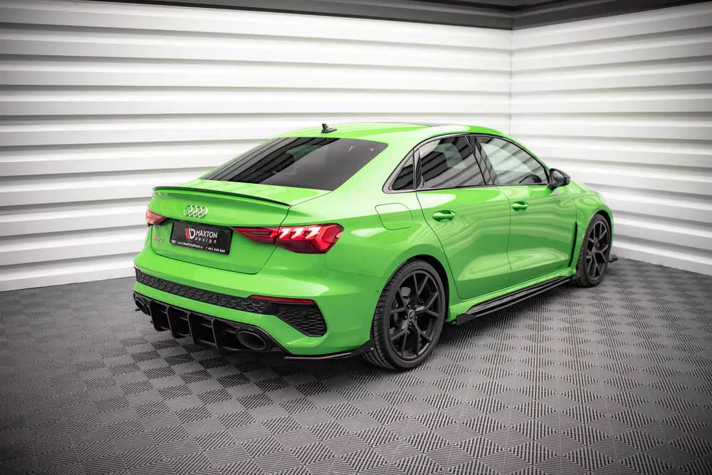 Street Pro Rear Side Splitters + Flaps Audi Rs3 Sedan 8y - Image 3