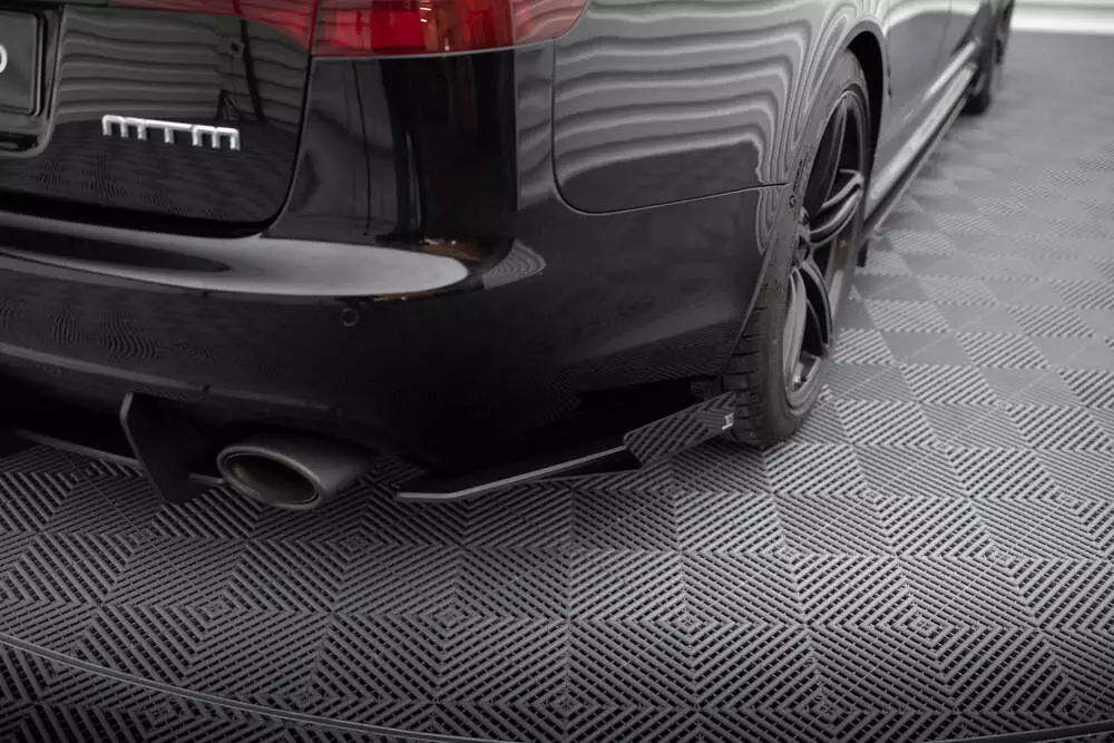 Street Pro Rear Side Splitters + Flaps Audi Rs6 Avant C6
