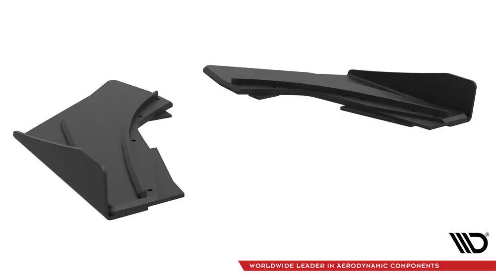 Street Pro Rear Side Splitters + Flaps Audi S3 Sedan 8v - Image 5