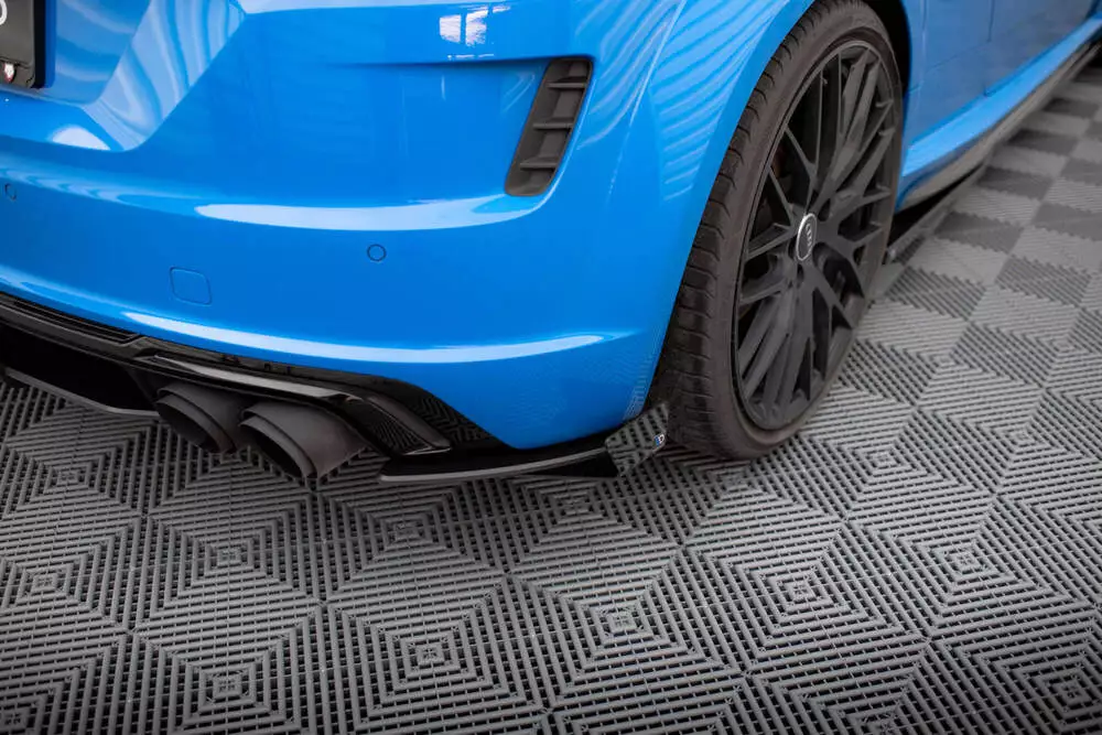 Street Pro Rear Side Splitters + Flaps Audi Tt S 8s Facelift