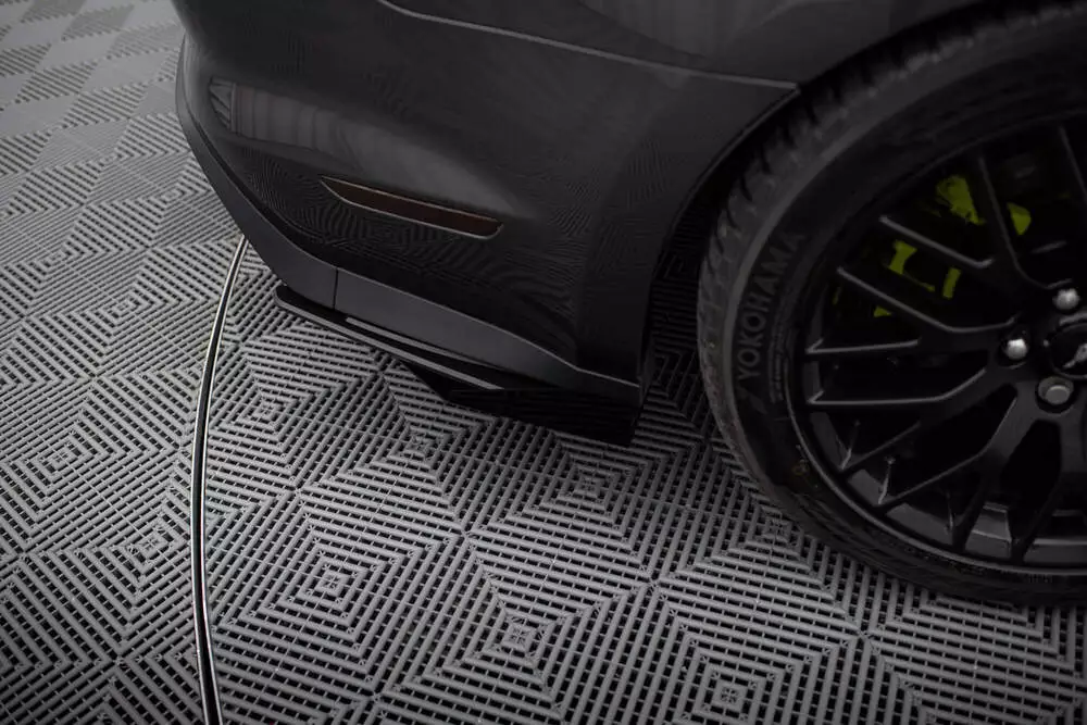 Street Pro Rear Side Splitters + Flaps Ford Mustang Gt Mk6 - Image 3
