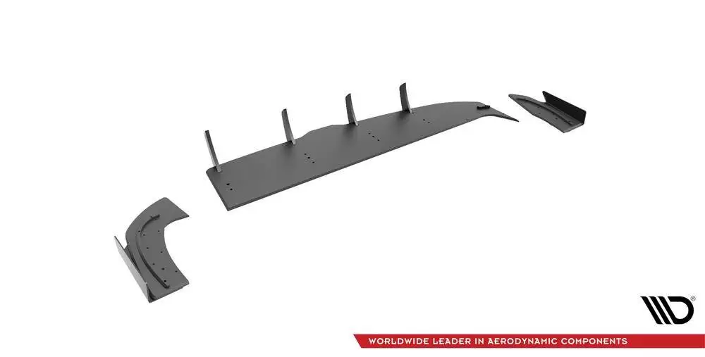 Street Pro Rear Side Splitters + Flaps Hyundai I30 Fastback N-line Mk3 Facelift - Image 12