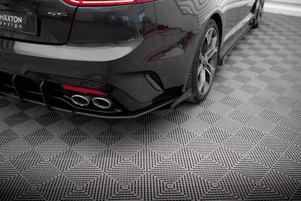 Street Pro Rear Side Splitters + Flaps Kia Stinger Gt / Gt-line Mk1