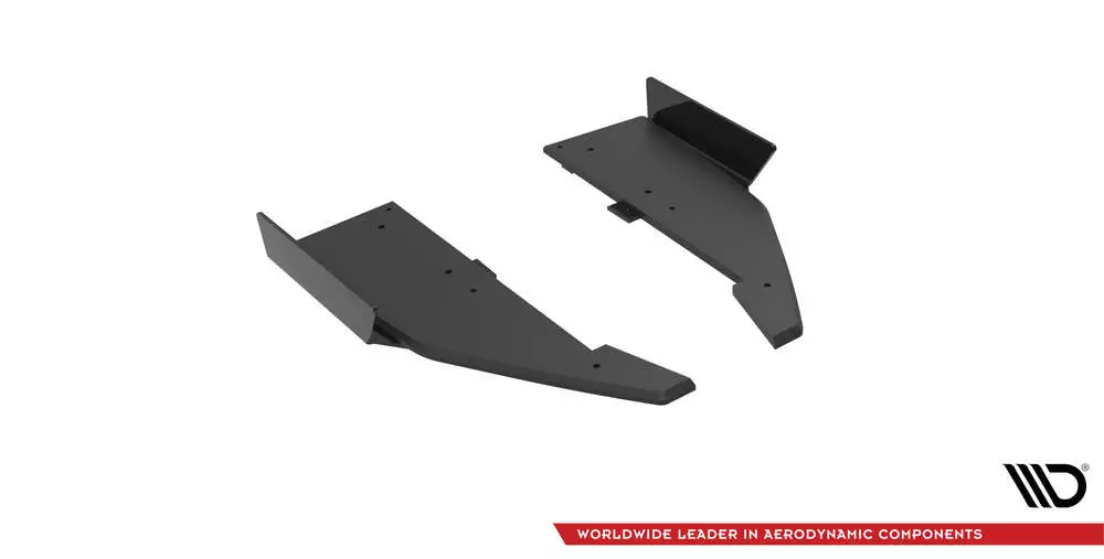 Street Pro Rear Side Splitters + Flaps Mercedes-amg C63 Sedan / Estate W205 Facelift - Image 4