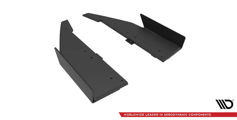 Street Pro Rear Side Splitters + Flaps Mercedes-amg C63 Sedan / Estate W205 Facelift - Image 5