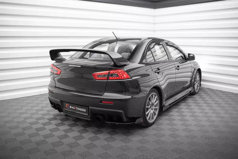 Street Pro Rear Side Splitters + Flaps Mitsubishi Lancer Evo X - Image 2