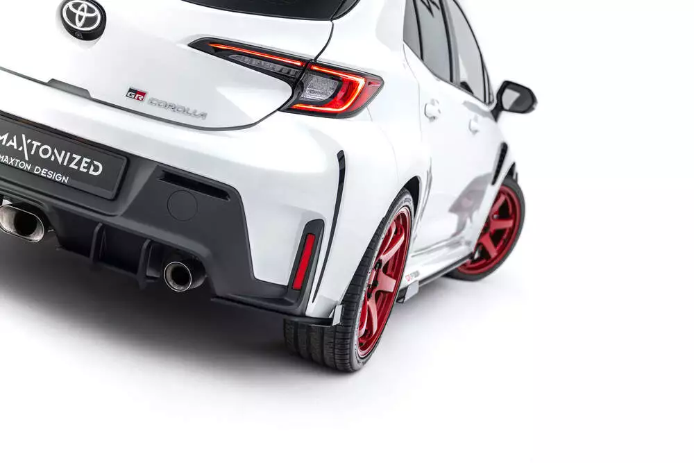 Street Pro Rear Side Splitters + Flaps Toyota Gr Corolla Mk12