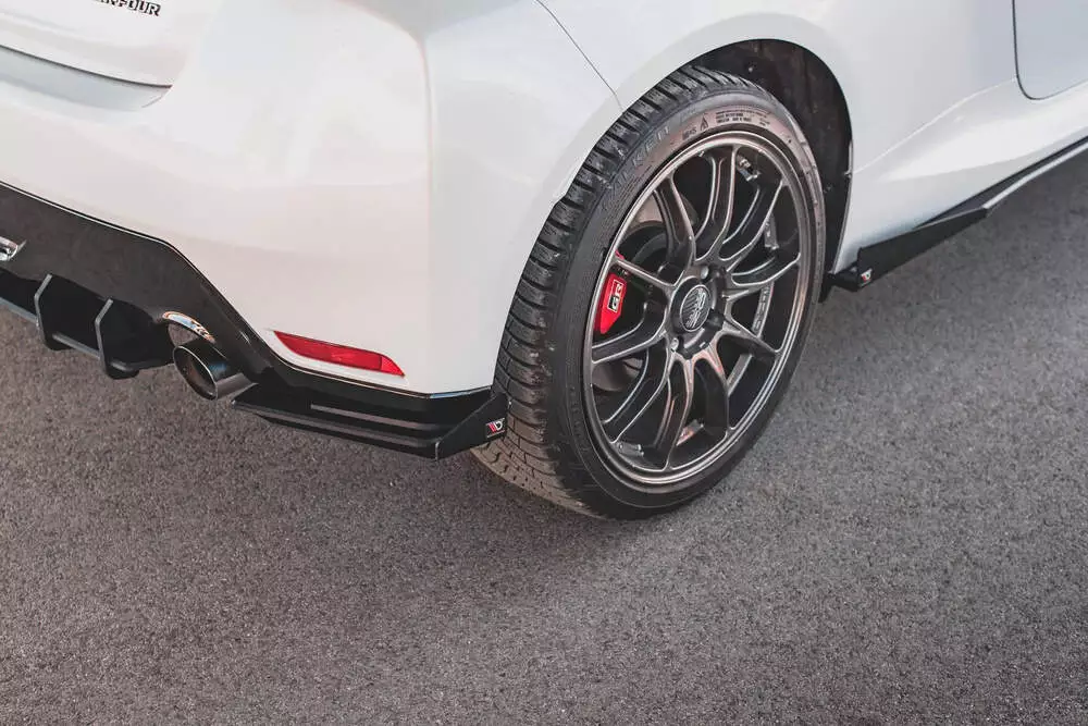Street Pro Rear Side Splitters + Flaps Toyota Gr Yaris Mk4