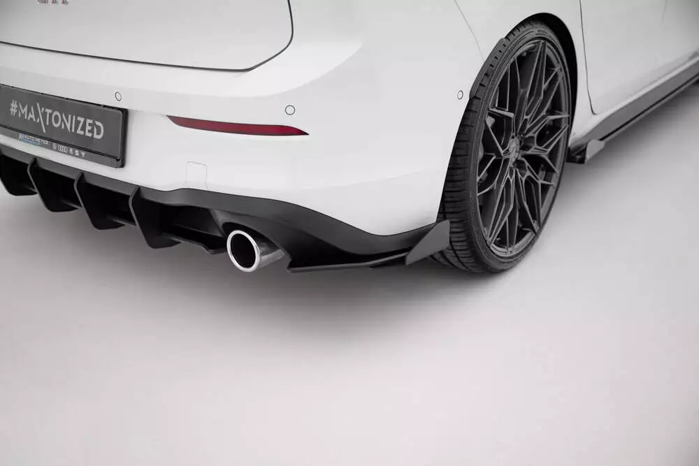 Street Pro Rear Side Splitters + Flaps Volkswagen Golf Gti / Gte / R-line Mk8