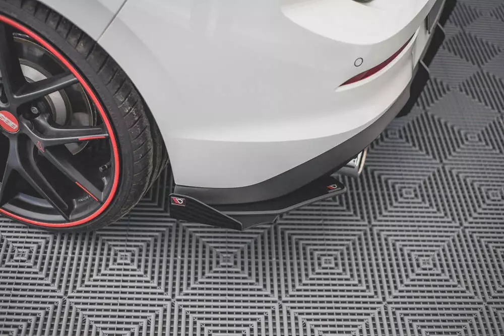 Street Pro Rear Side Splitters + Flaps Volkswagen Golf Gti / Gte / R-line Mk8 - Image 4