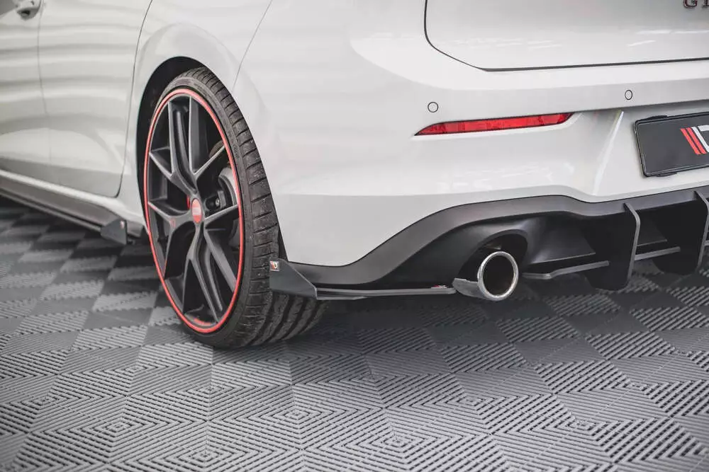 Street Pro Rear Side Splitters + Flaps Volkswagen Golf Gti / Gte / R-line Mk8 - Image 5