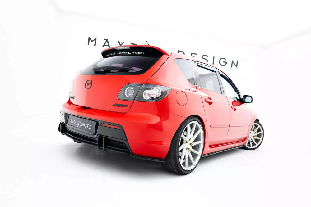Street Pro Rear Side Splitters Mazda 3 Mps Mk1 Eu Version - Image 2
