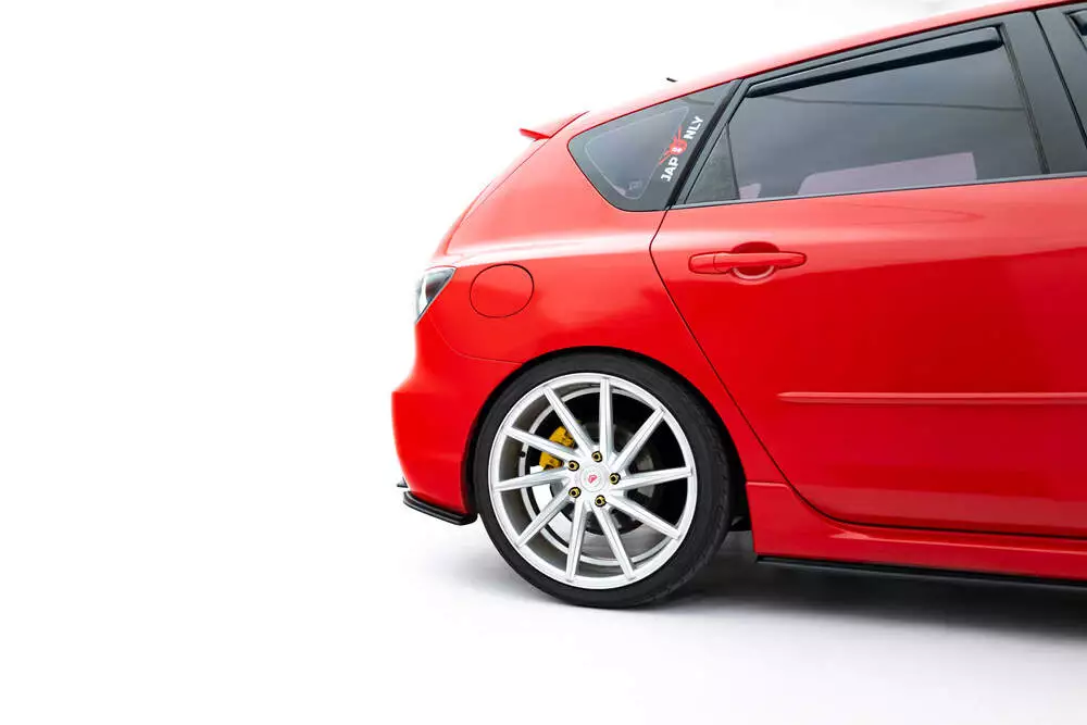 Street Pro Rear Side Splitters Mazda 3 Mps Mk1 Eu Version - Image 3