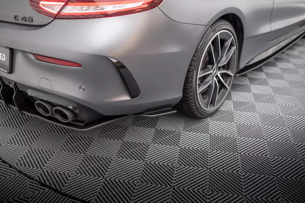 Street Pro Rear Side Splitters Mercedes-amg C43 Coupe / Cabrio C205 Facelift / A205 Facelift
