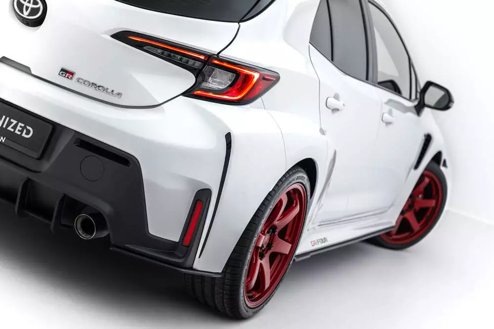 Street Pro Rear Side Splitters Toyota Gr Corolla Mk12