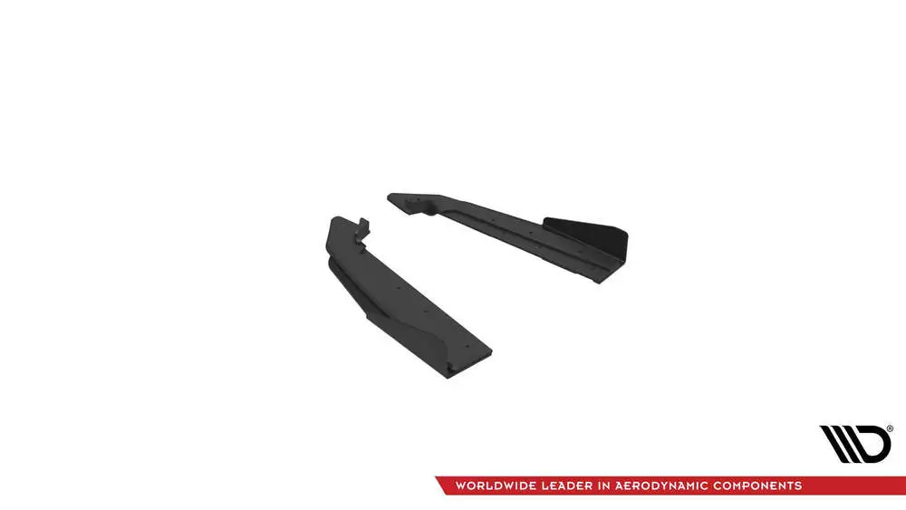 Street Pro Rear Side Splitters V.1 + Flaps Ford Mustang Gt Mk6 Facelift - Image 3